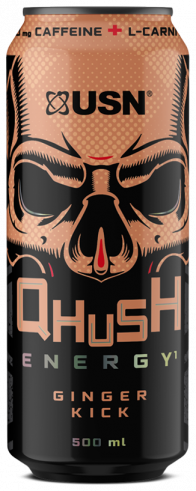 USN Qhush Energy Ginger Kick, 500 мл