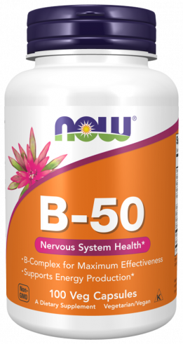 NOW B-50, 100 капсул