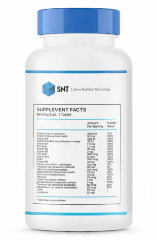 SNT Multivitamin Mineral, Мультивитамин Минерал, 120 таблеток