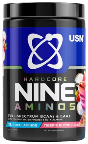 USN Hardcore Nine Aminos, 390 грамм
