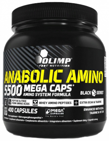 Olimp Sport Nutrition Anabolic Amino 5500 mega caps, 400 капсул