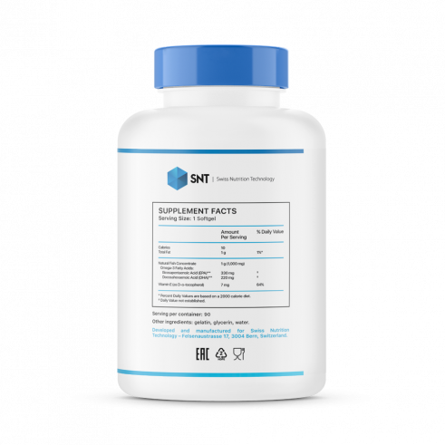 SNT Omega 3 Mega, 90 капсул