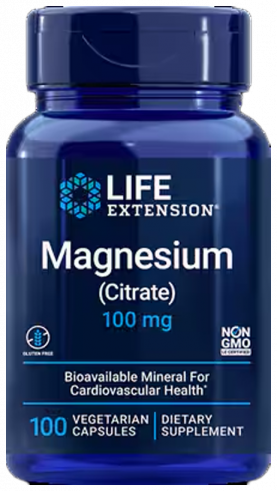 Life Extension Magnesium (Citrate), Магний (Цитрат), 100 капсул