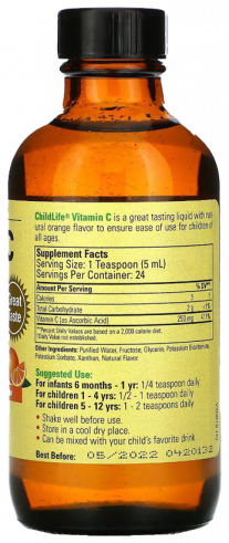 ChildLife Liquid Vitamin C, 118,5 мл