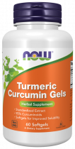 NOW Curcumin Extract, Куркумин, 60 капсул